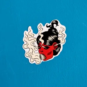 2Years No-Smoking Anniversary Sticker