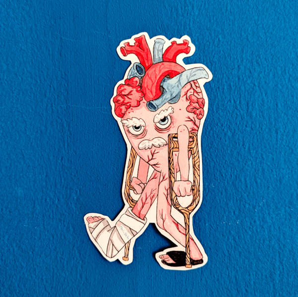 Broken Heart Sticker