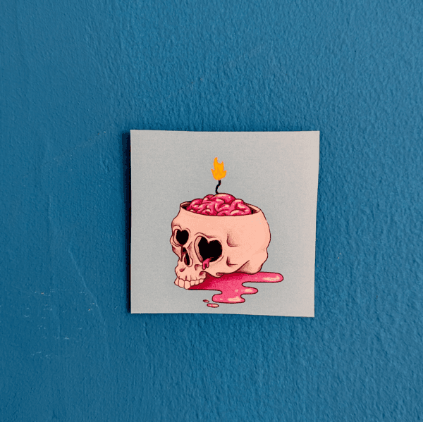 Skull Sticker