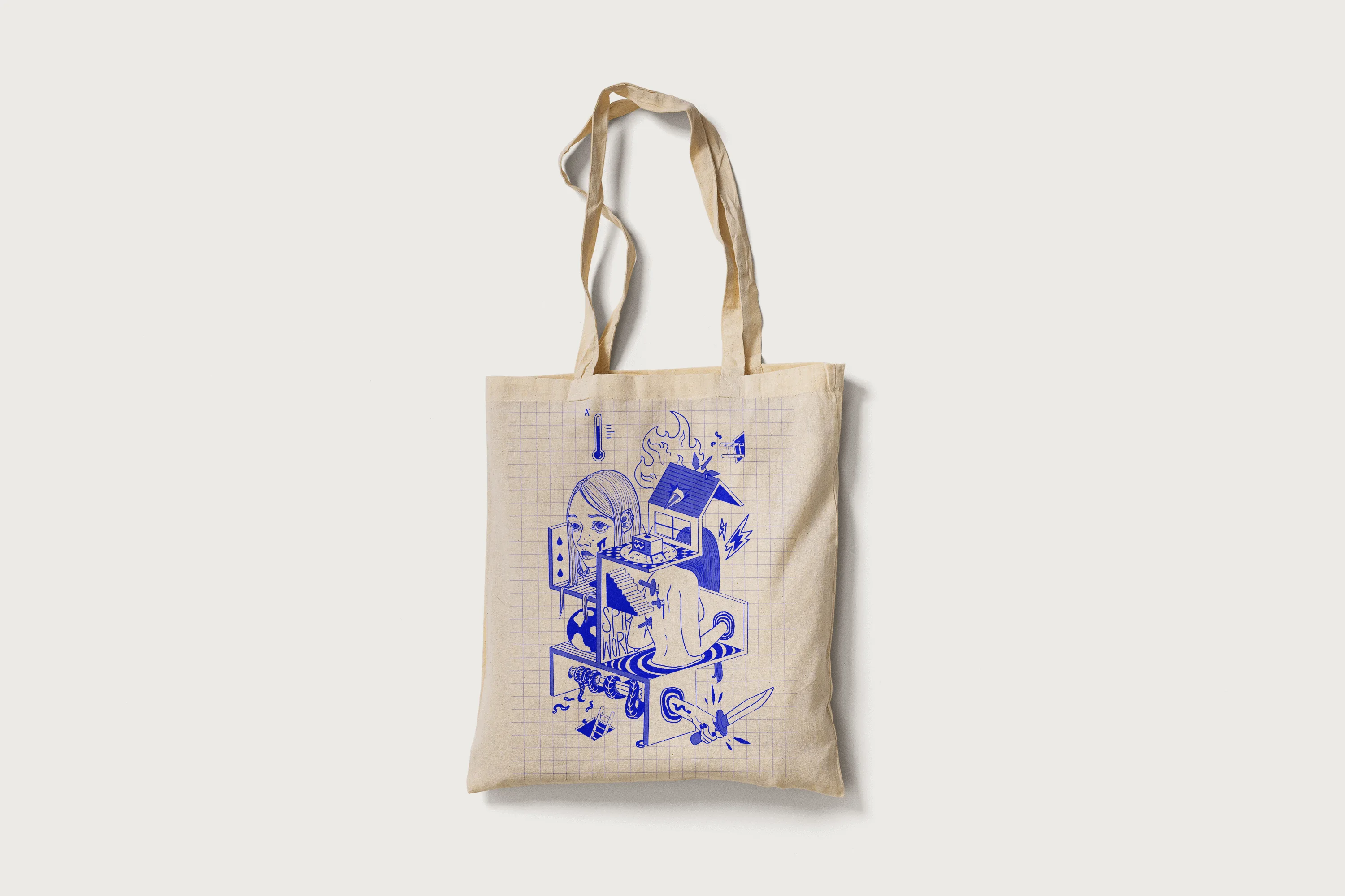 Spiral World Tote bag